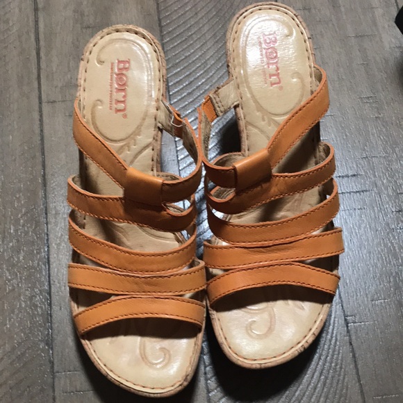 Born Lisi Wedge sandals Sz 6 - Picture 8 of 8
